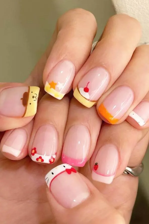 Hello Kitty nails