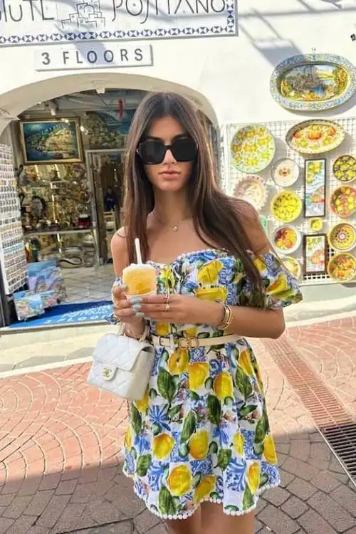 Italian summer outfit for women