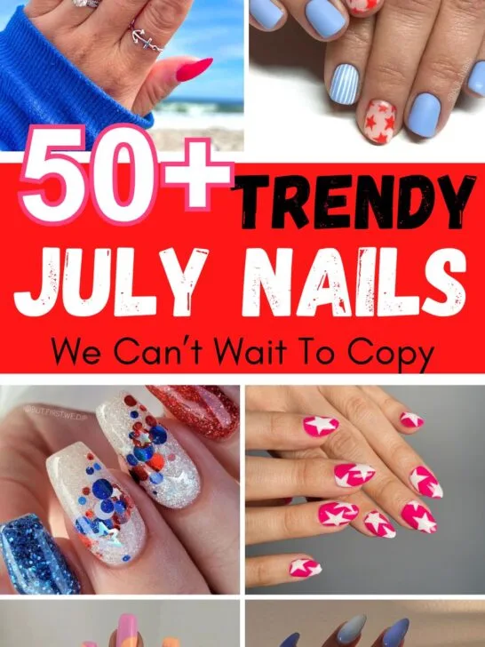 50+ Stunning July Nails to Celebrate Independence Day & Summer Vacation