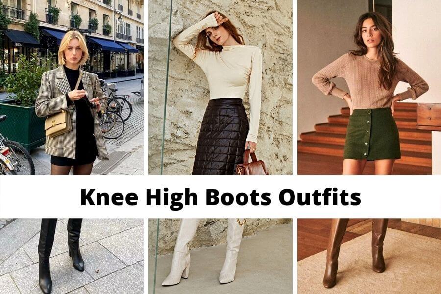 Knee High Boots Outfits women