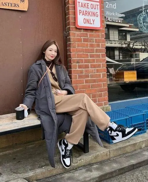 Korean girl outfits winter