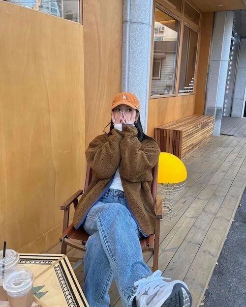Korean girl outfits winter