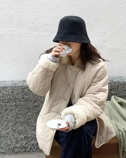 Korean girl outfits winter