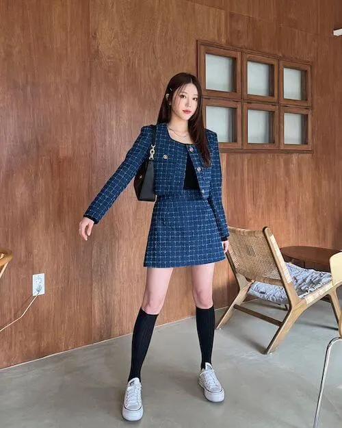 60 Cute Korean Skirt Outfits For Korean Fashion Lovers How To Style 
