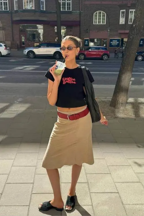 T-shirt outfit