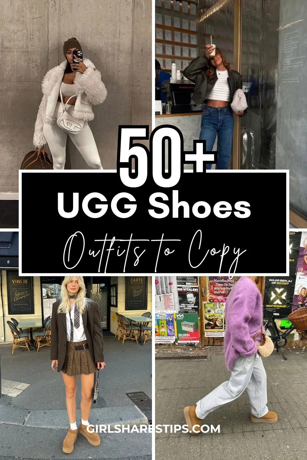 UGGs outfit ideas collage