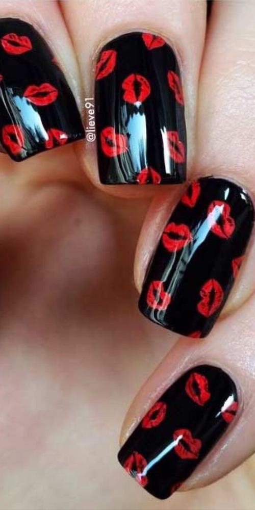 Valentine's day nail designs