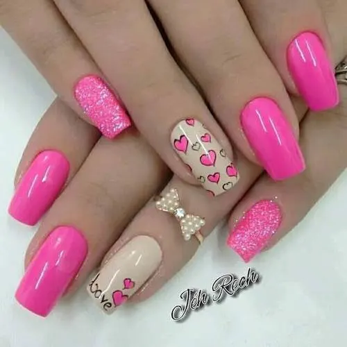 Valentine's day nail designs