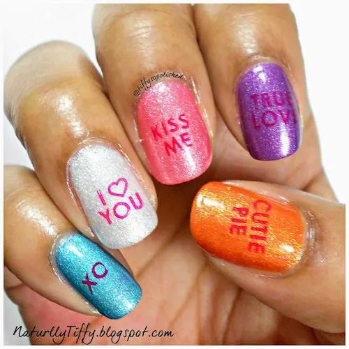 Valentine's day nail designs