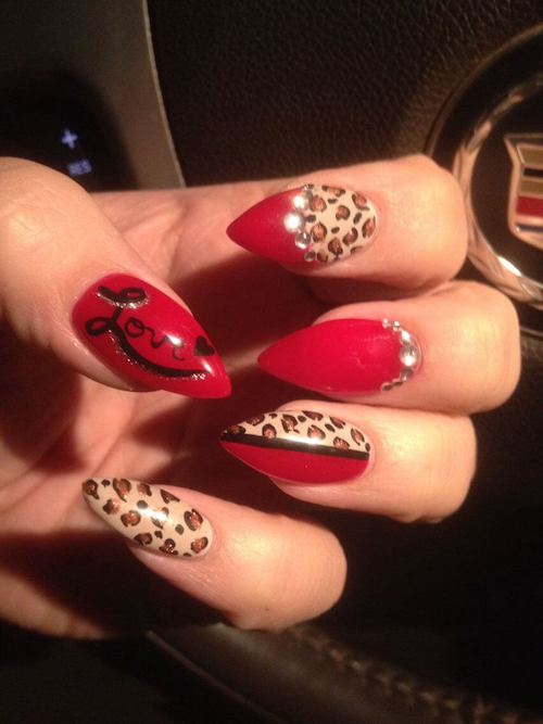 Valentine's day nail designs