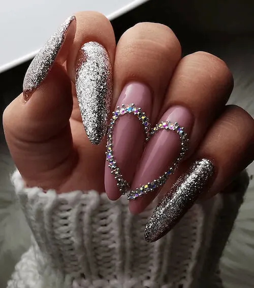 Valentine's day nail designs