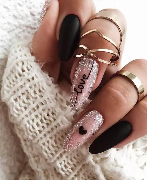 Valentine's day nail designs