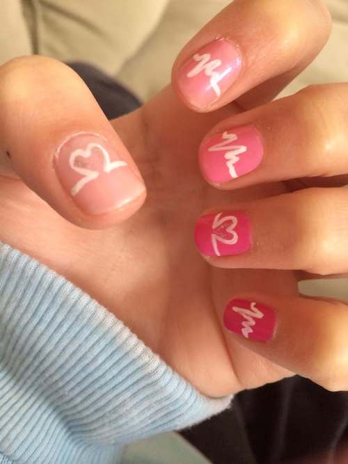 Valentine's day nail designs