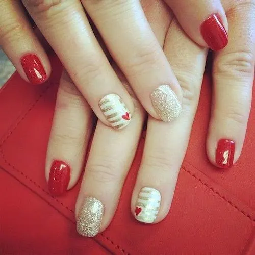 Valentine's day nail designs