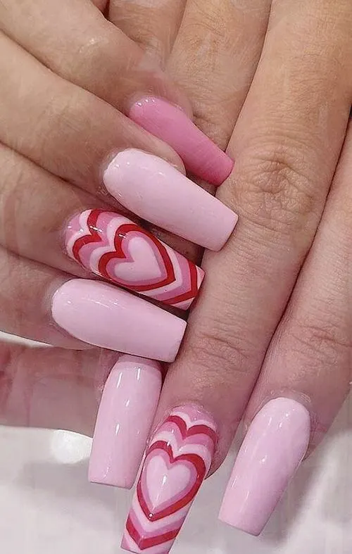 Valentine's day nail designs