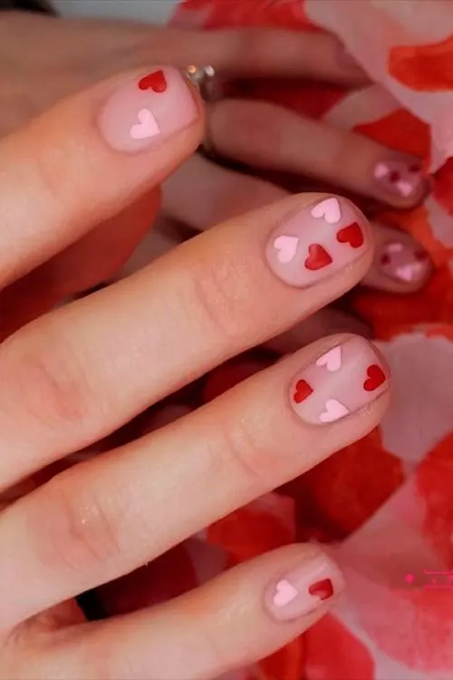 Valentine's day nail designs