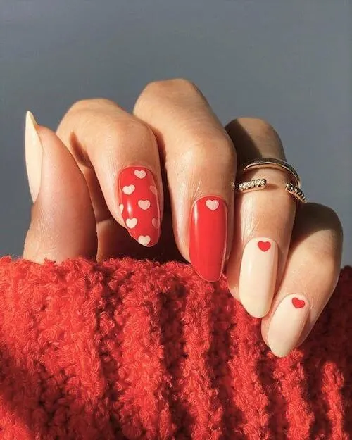 Valentine's day nail designs