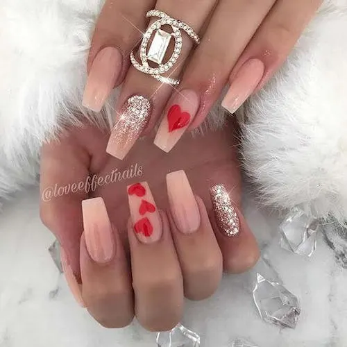 Valentine's day nail designs