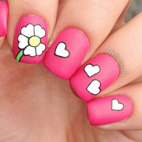 Valentine's day nail designs