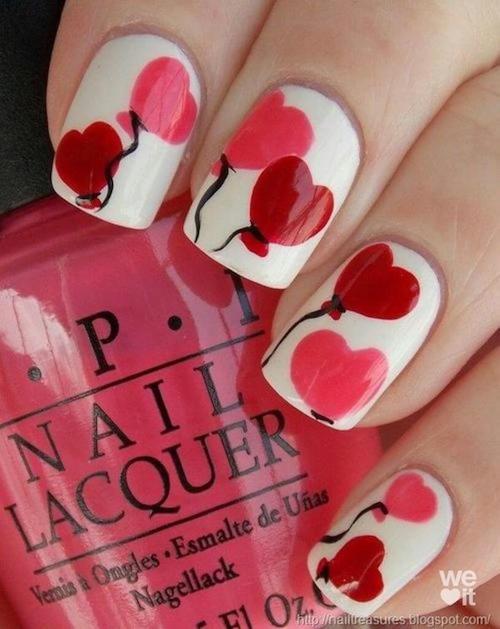 Valentine's day nail designs