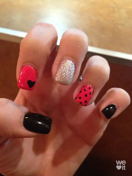 Valentine's day nail designs