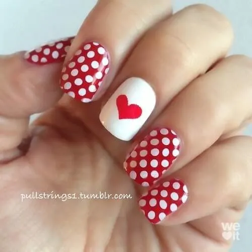 Valentine's day nail designs