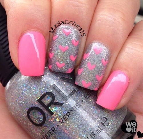 Valentine's day nail designs