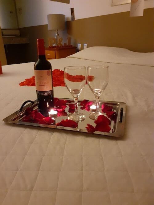 decorate your bed on Valentines Day