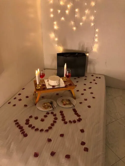 romantic decoration at home