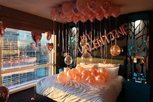 romantic decoration at home