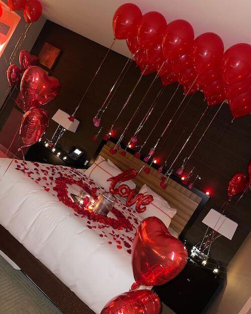 valentines day room decoration ideas for him