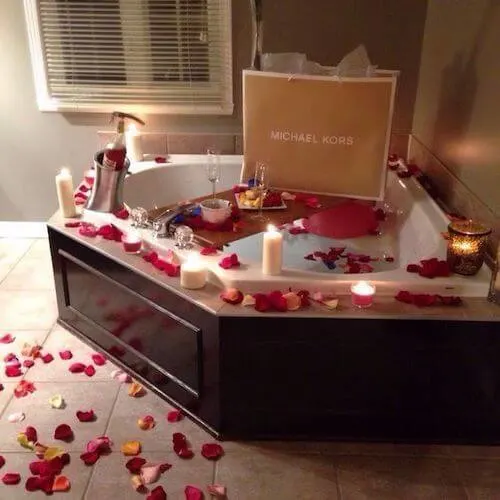 valentines day bathroom decoration ideas for him