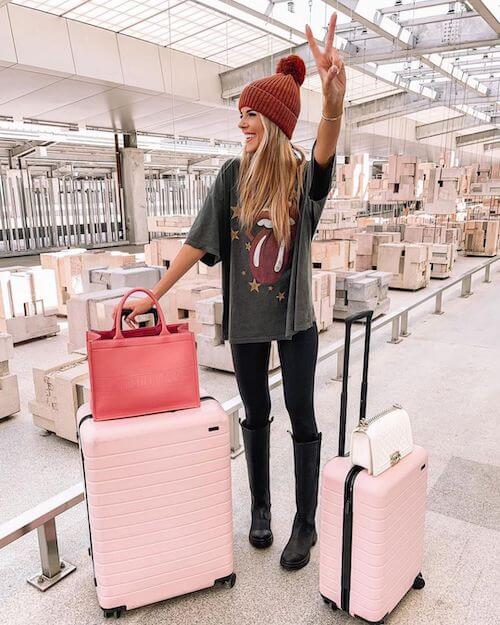 stylish and comfy airport outfit ideas for women