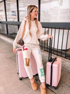 cute comfy airport outfit ideas