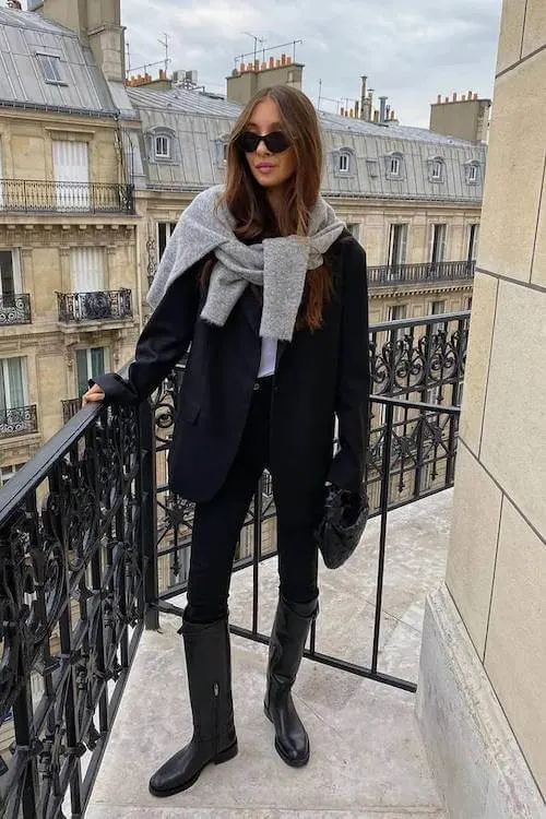 all black outfit