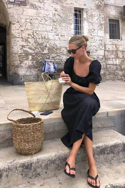 all black outfit