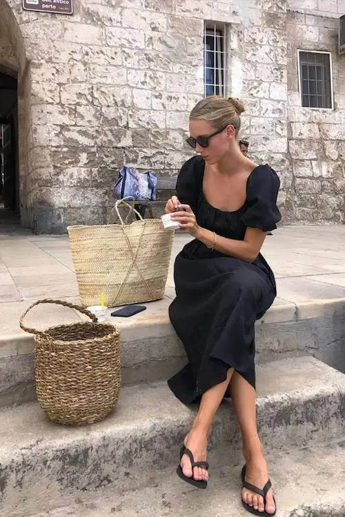 all black outfit