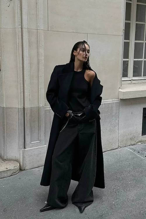 all black outfit