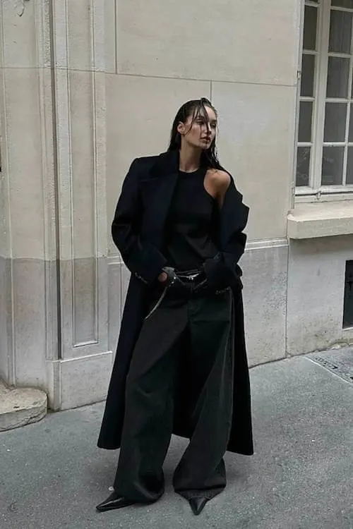 all black outfit