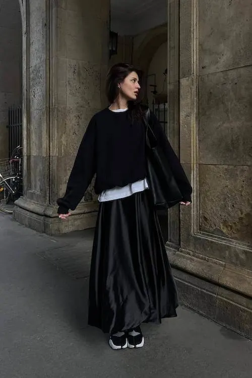 all black outfit