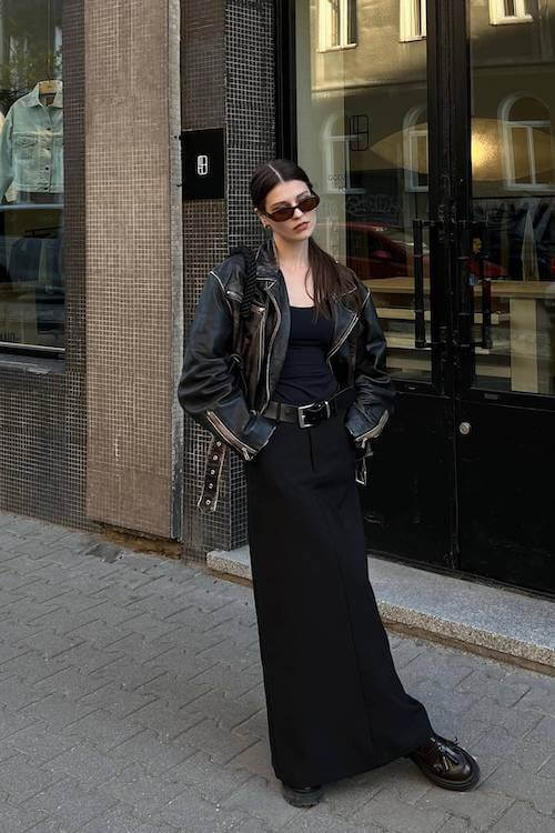 all black outfit