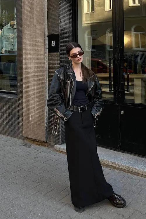 all black outfit