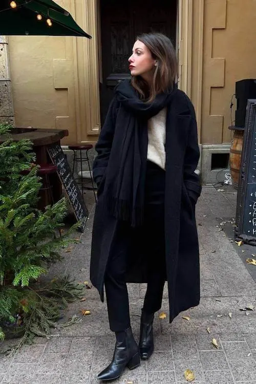 all black outfit
