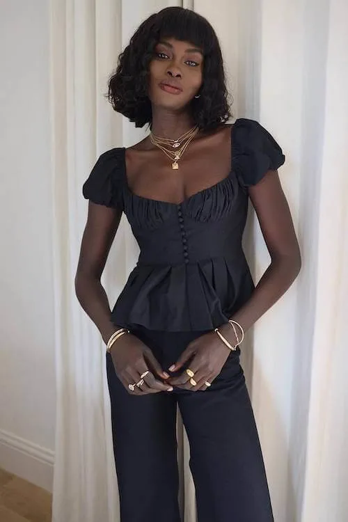 all black outfit