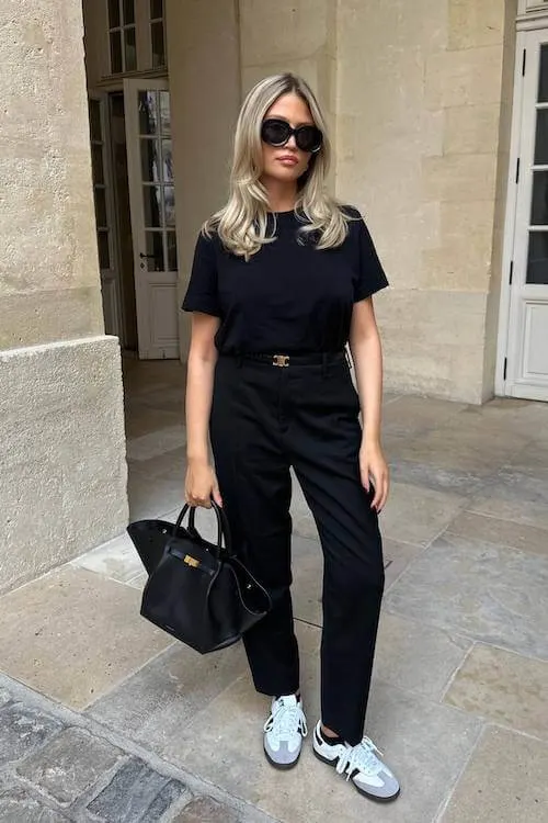 all black outfit