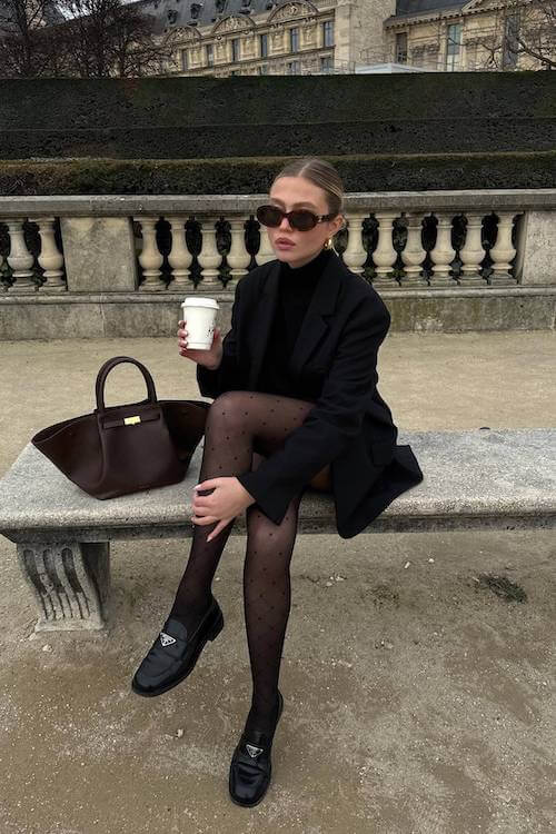 all black outfit