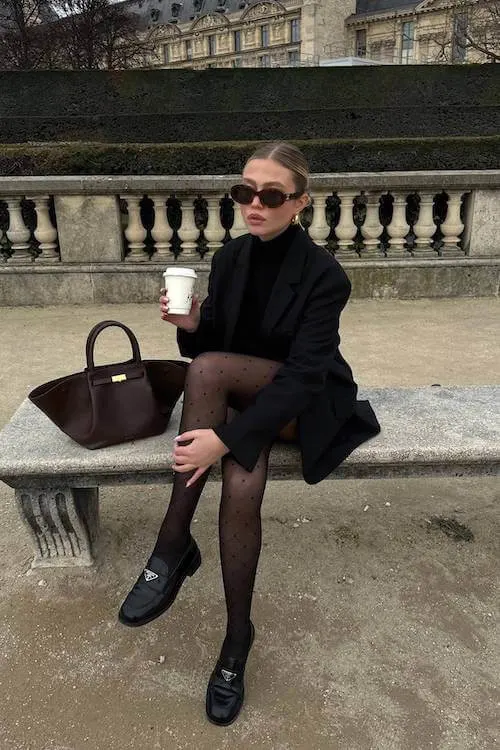 all black outfit