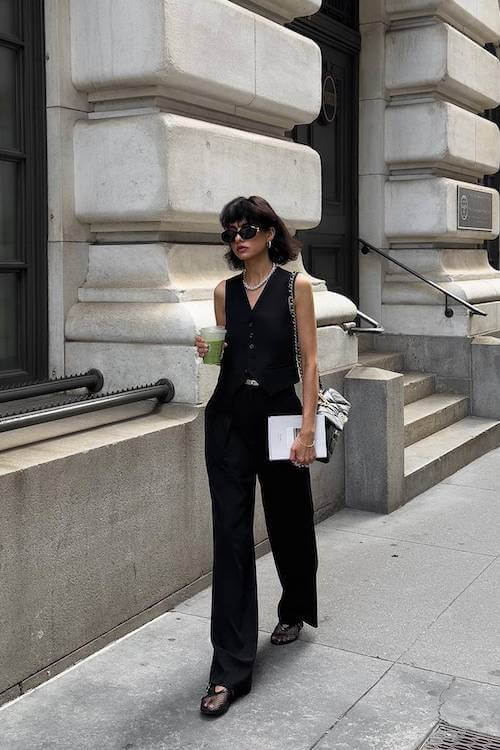 all black outfit