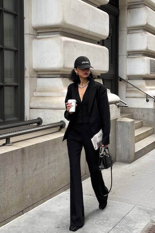 all black outfit