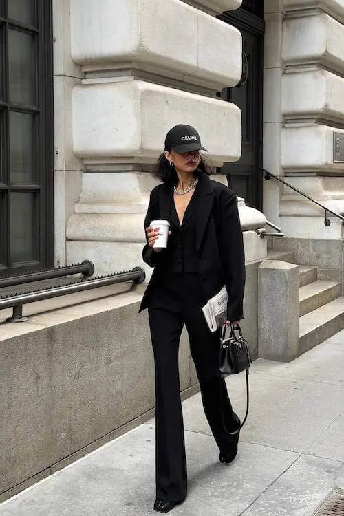 all black outfit